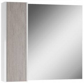 Шкаф-зеркало Uno 80 Дуб серый левый/правый Домино (DU1504HZ) в Югорске - yugorsk.mebel-74.com | фото