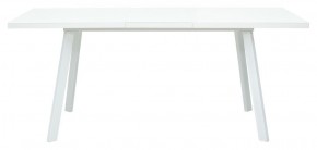 Стол ФИН 120 Белый, стекло/ Белый каркас М-City в Югорске - yugorsk.mebel-74.com | фото